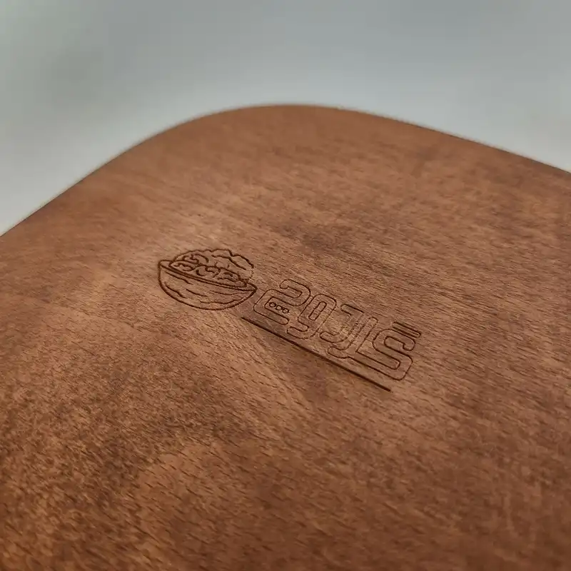 قندان چوبی گردوچ مدل مربع کد DK - 1300