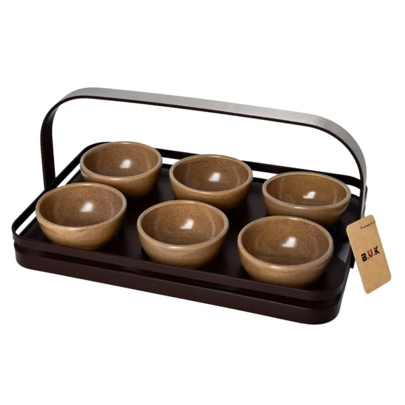 اردور خوری بی وی کی طرح مجستیک کد MD452216 مجموعه 6 عددی همراه با استند