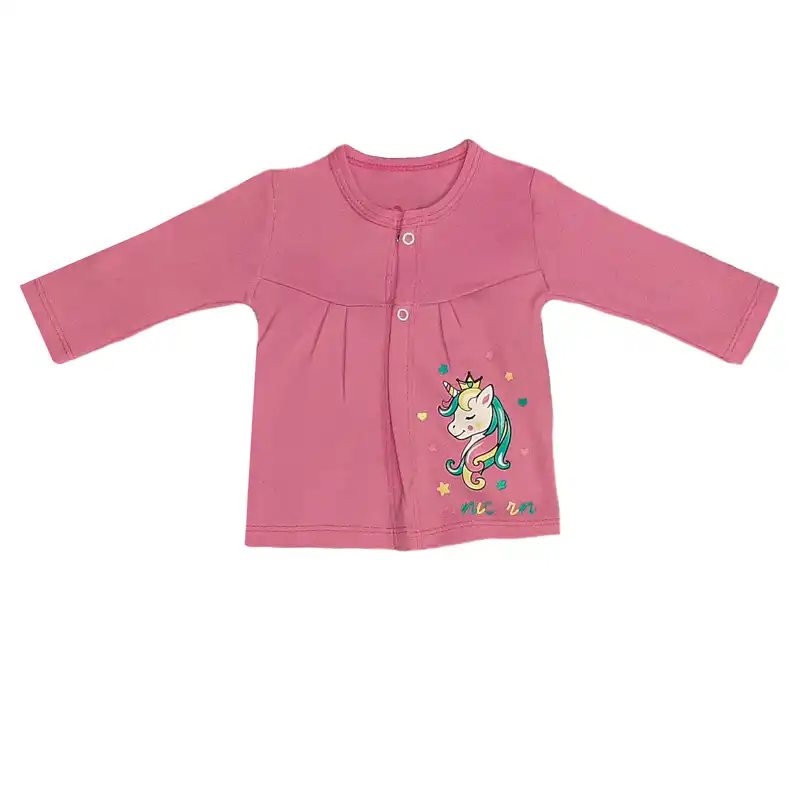 ست 3 تکه لباس نوزادی لایت طرح اسب تک شاخ کد 250