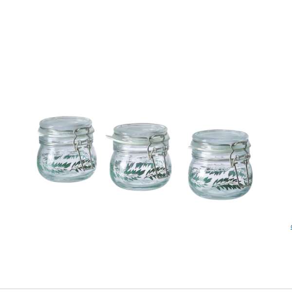 ظرف نگهدارنده ایکیا مدل KORKEN بسته 3 عددی ظرف نگهدارنده ایکیا مدل KORKEN بسته 3 عددی
