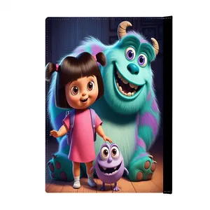 کلاسور پاد آفرین مدل فانتزی کارتونی طرح سالیوان و بو کیوت و بامزه ترند کد p71