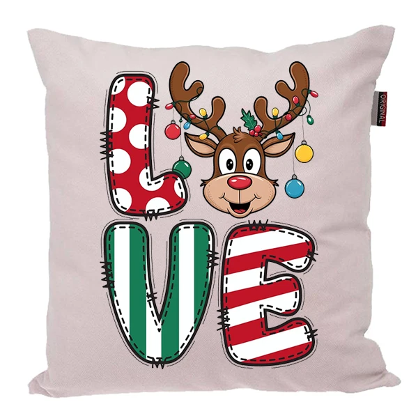 کوسن پاد آفرین مدل کریسمس طرح عشق Love کد PK30370
