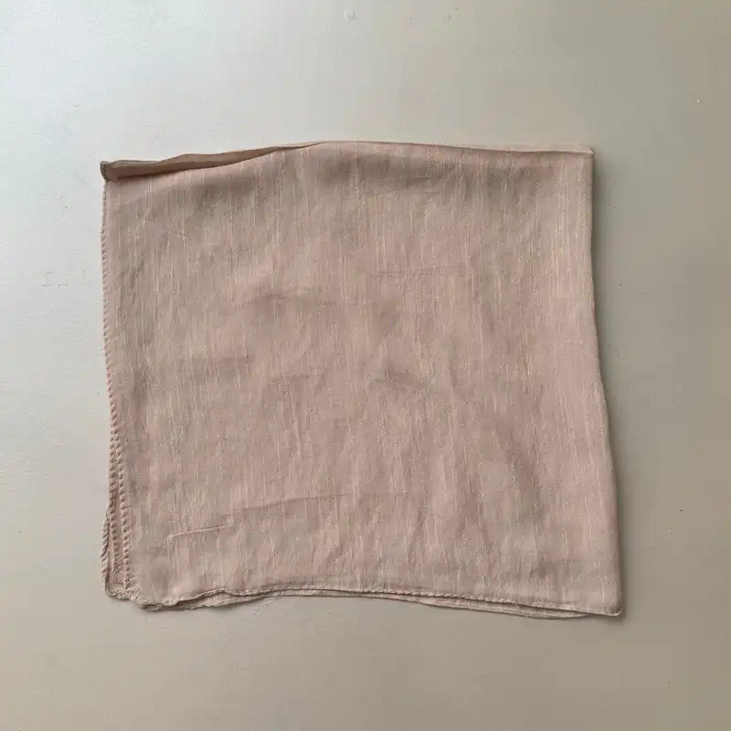 روسری زنانه مدل مینی اسکارف نخ اسلپ ساده