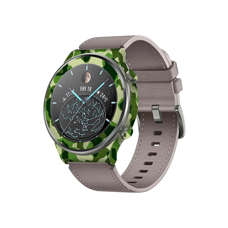  برچسب ماهوت طرح Army-Green-2 مناسب برای ساعت هوشمند هوآوی Watch GT 2 Pro