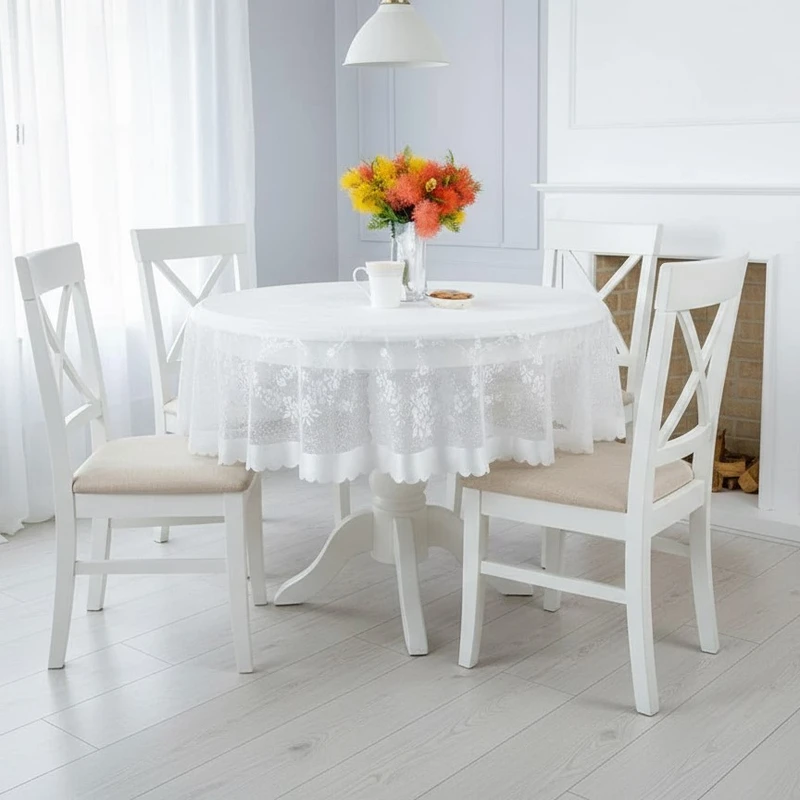 رومیزی انگلیش هوم مدل Rose Garden سایز 180x180 سانتی‌متر