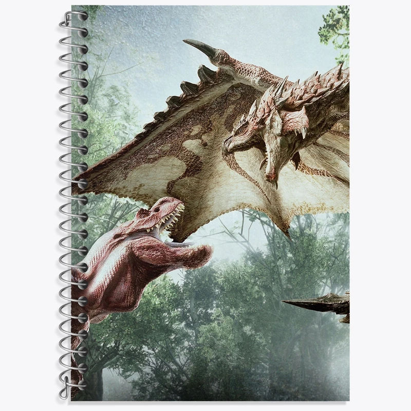 دفتر لغت 50 برگ خندالو طرح بازی شکارچی هیولا (Monster Hunter) کد 33204