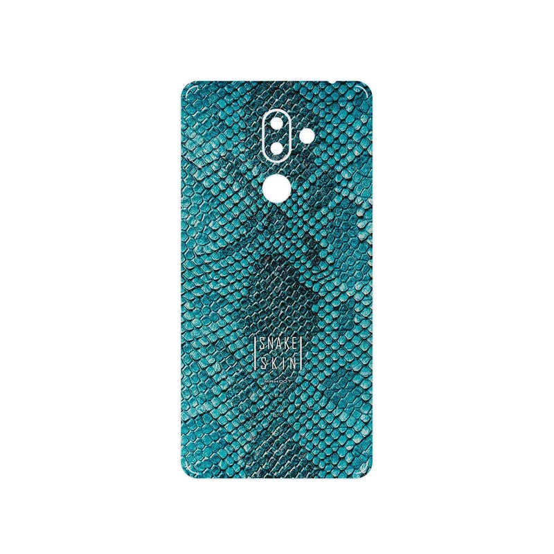 برچسب پوششی ماهوت مدل Blue Snake Skin مناسب برای گوشی موبایل نوکیا 7 Plus