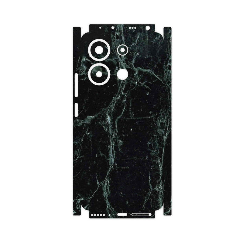 برچسب پوششی ماهوت مدل Graphite_Green_Marble-FullSkin مناسب برای گوشی موبایل شیائومی Redmi Note 13 4G