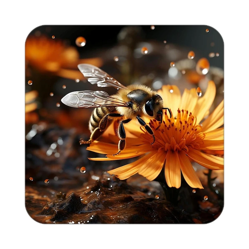 زیر لیوانی کاکتی طرح گل مدل mp16689