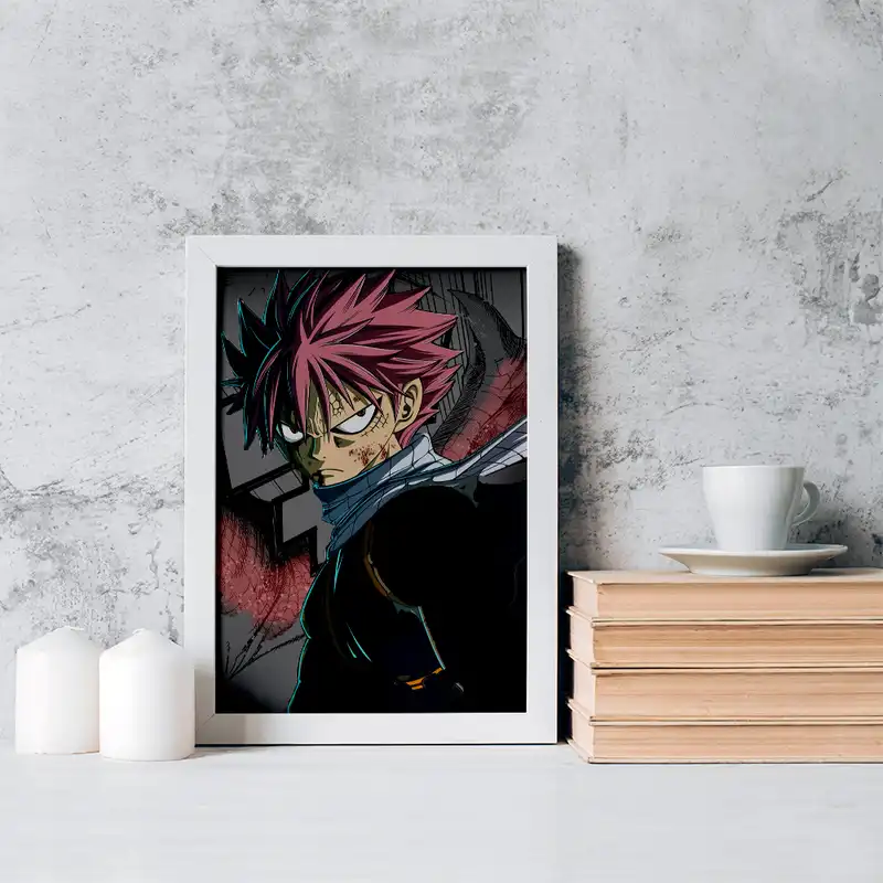 تابلو خندالو مدل ناتسو انیمه فری تیل کد 16458