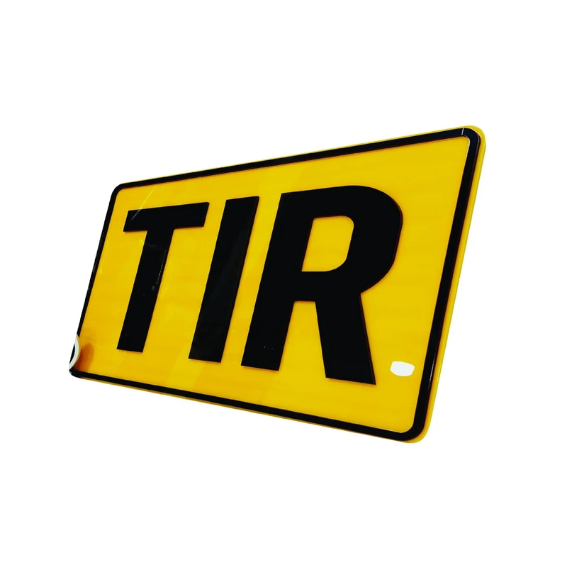 آرم طرح مستطیل پلکسی برجسته مدل TIR-Y 