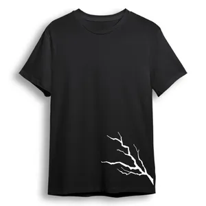 تی شرت آستین کوتاه زنانه مدل رعد کد K78 رنگ مشکی