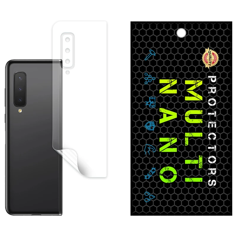 محافظ پشت گوشی شفاف نانو هیدروژل مولتی نانو مدل X-F1T مناسب برای گوشی موبایل سامسونگ Galaxy Fold 5G