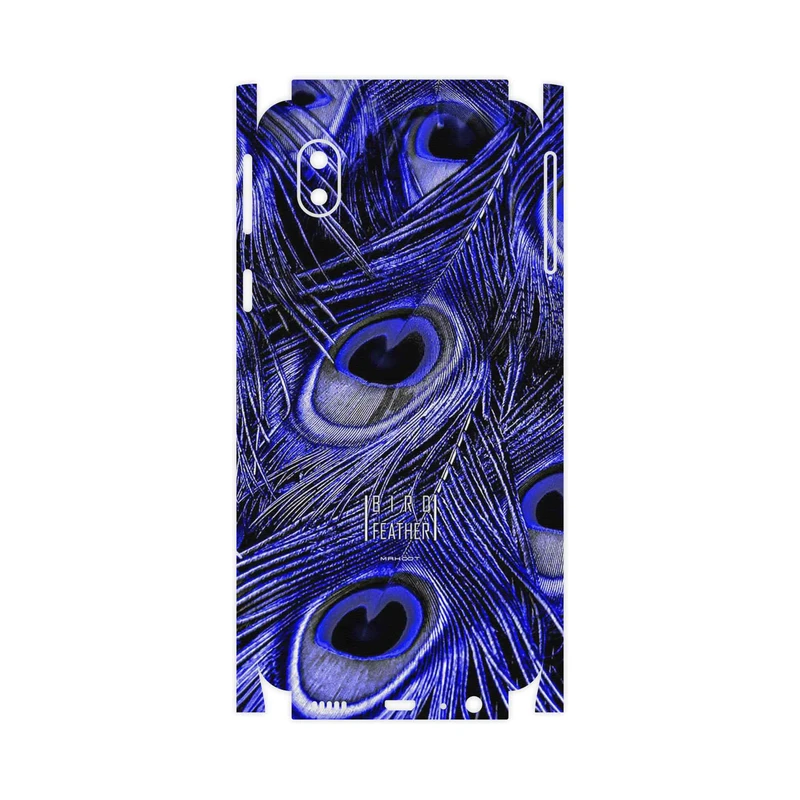 برچسب پوششی ماهوت مدل Purple Feather-FullSkin مناسب برای گوشی موبایل سامسونگ Galaxy A01 Core