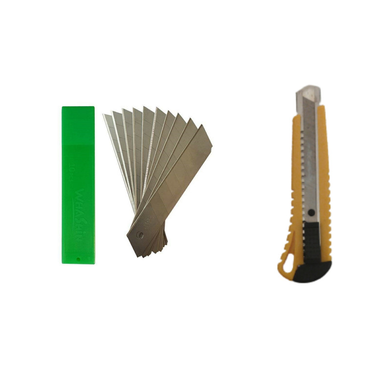 کاتر شیااومین مدل mm18 به همراه تیغ کاتر بسته ده عددی