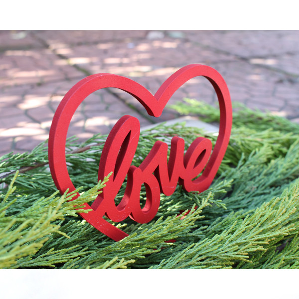 استند رومیزی تزیینی مدل قلب Love01 استند رومیزی تزیینی مدل قلب Love01