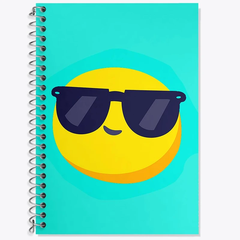 دفتر لغت 50 برگ خندالو مدل ایموجی Emoji کد 3002