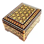جعبه جواهرات خاتم کاری سعید آرا مدل میتا کد A3