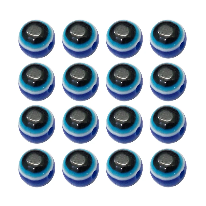 مهره ساخت زیورآلات مدل چشم نظر گرد کد MCG06 بسته 16عددی