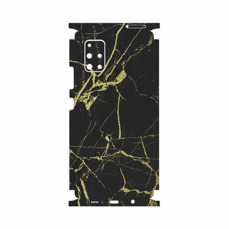 برچسب پوششی ماهوت مدل Graphite-Gold-Marble-FullSkin مناسب برای گوشی موبایل سامسونگ Galaxy A71 5G