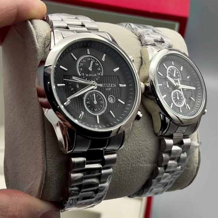 ست ساعت مچی عقربه ای زنانه و مردانه مدل Cit01 -  - 2