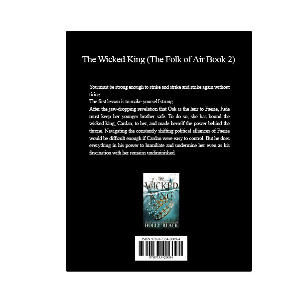 کتاب  The Wicked King (The Folk of Air Book 2) اثر Holly Black انتشارات نبض دانش