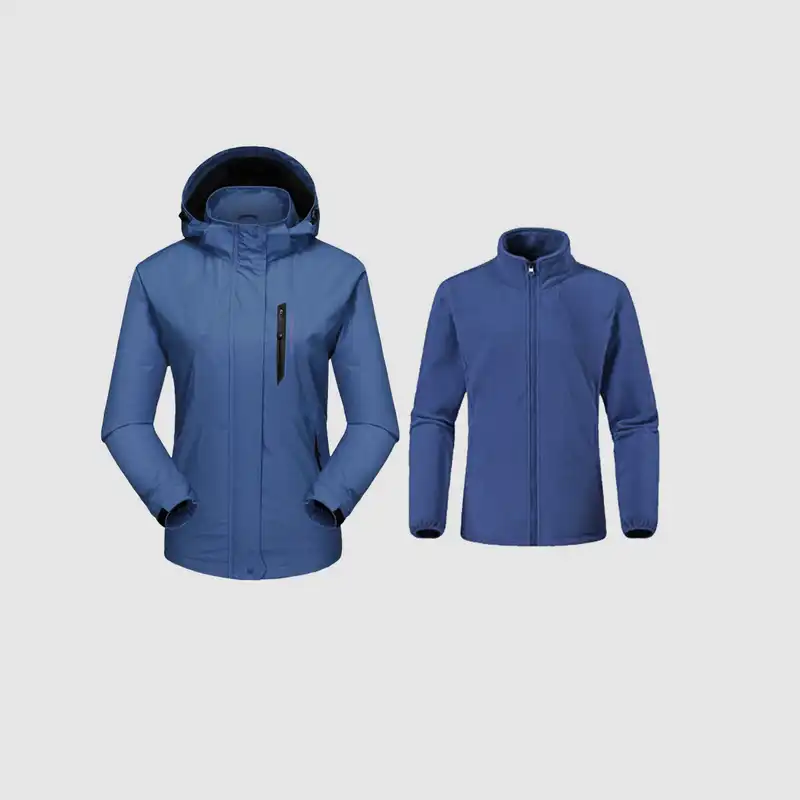 کاپشن کوهنوردی مردانه مدل دوپوش