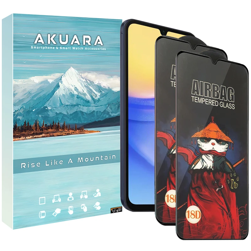 محافظ صفحه نمایش ایربگ دار آکوآرا مدل Airbag AKU ab2 مناسب برای گوشی موبایل سامسونگ Galaxy A13 5G / A23 / A23 5G / A32 5G مجموعه دو عددی