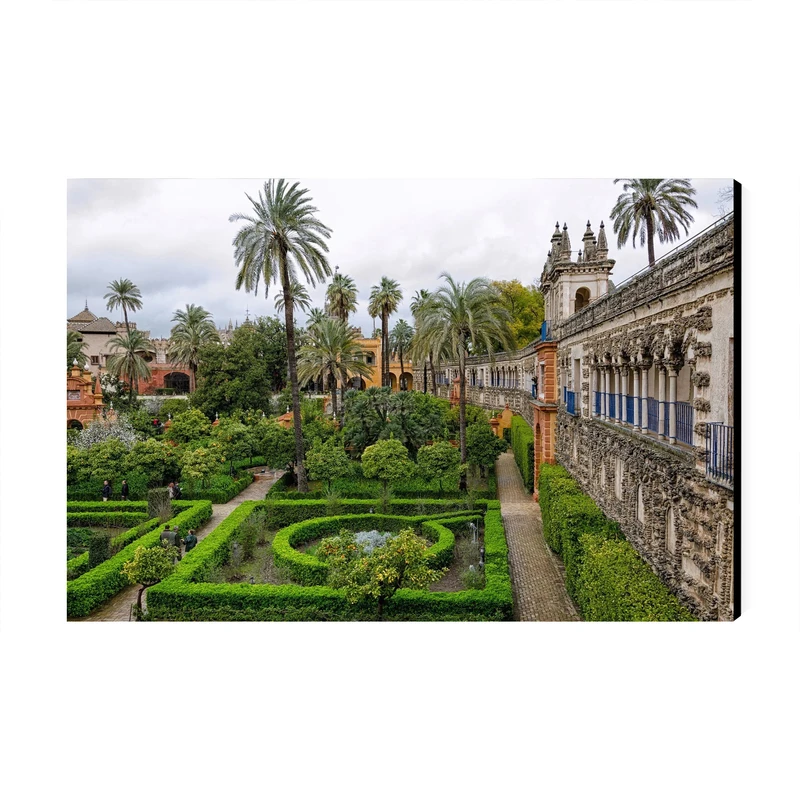 تابلو شاسی عرش طرح گردشگری اسپانیا مدل کاخ آلکازار سویا کد As6441