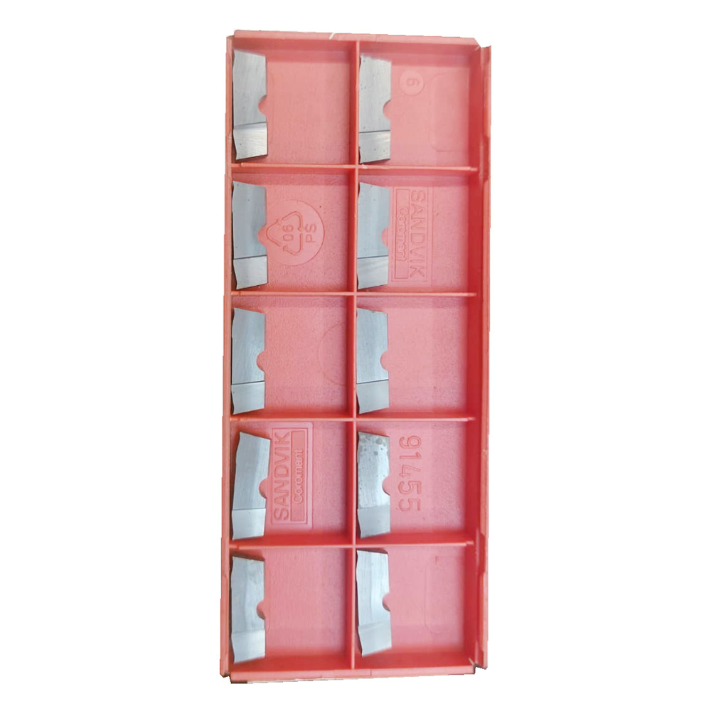 اینسرت شیار سندویک مدل L154.91-3 300 کد H13A بسته 10 عددی