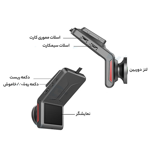 دوربین ثبت وقایع خودرو مدل K18