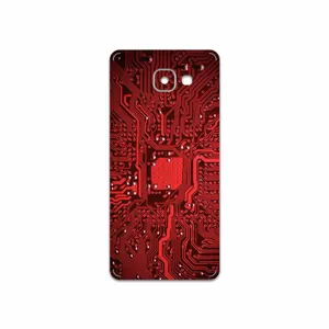 MAHOOT Red Printed Circuit Board Cover Sticker for Samsung Galaxy A7 2016