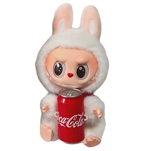 عروسک مدل لابوبو کوکاکولا ارتفاع 15 سانتی متر