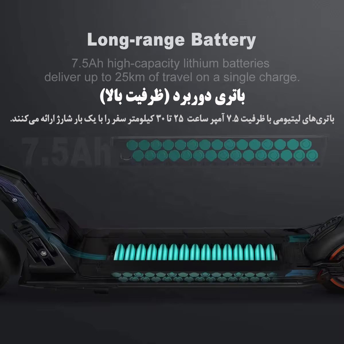 اسکوتر برقی کوگو مدل M2 Pro -  - 6