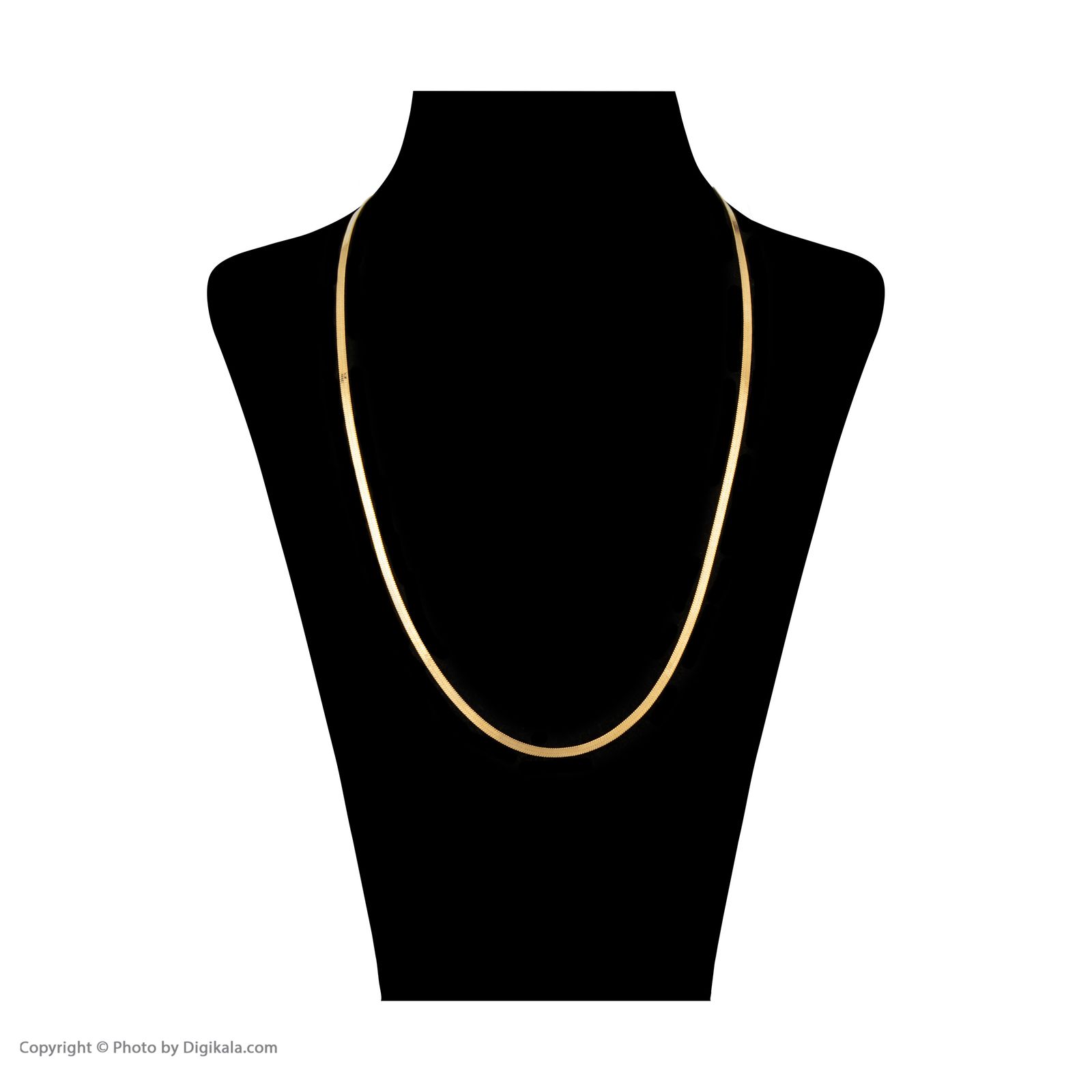 گردنبند طلا 18 عیار زنانه مایا ماهک مدل MM1272 طرح نفرتیتی - هرینگبون -  - 2