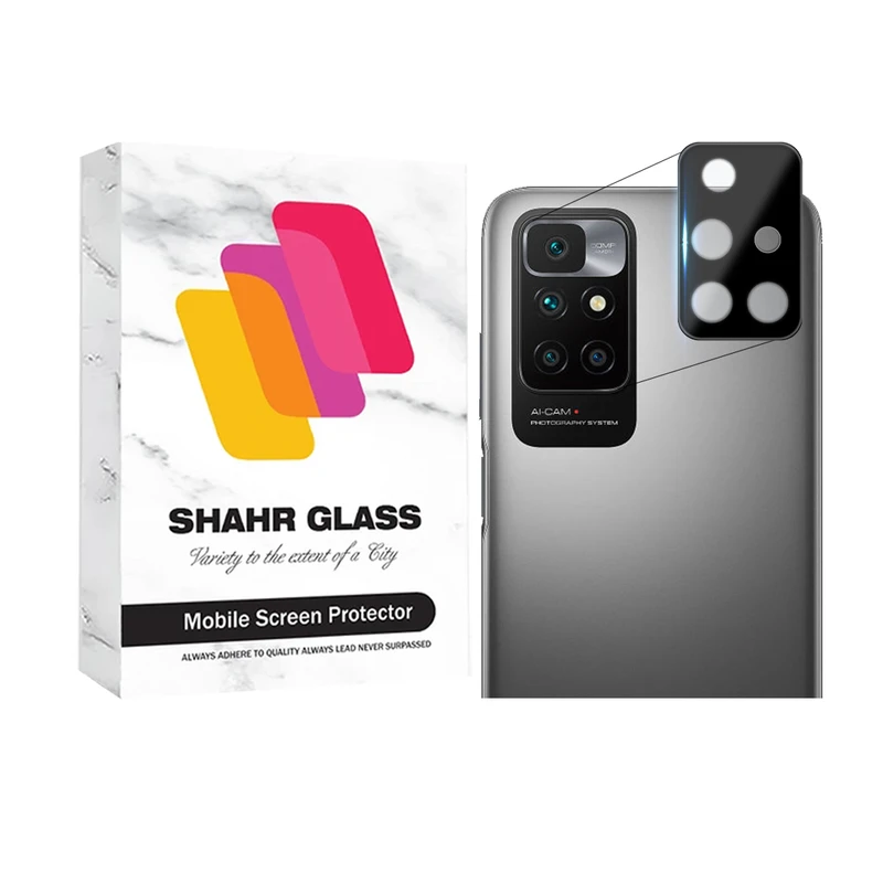 محافظ لنز دوربین  شهر گلس مدل FULLENSS مناسب برای گوشی موبایل شیائومی Redmi 10 / Redmi 10 Prime / Redmi 10 2022