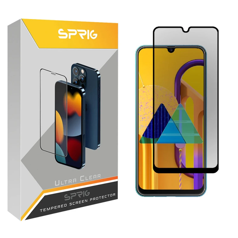 محافظ صفحه نمایش حریم شخصی اسپریگ مدل PRVSP مناسب برای گوشی موبایل سامسونگ Galaxy M30s
