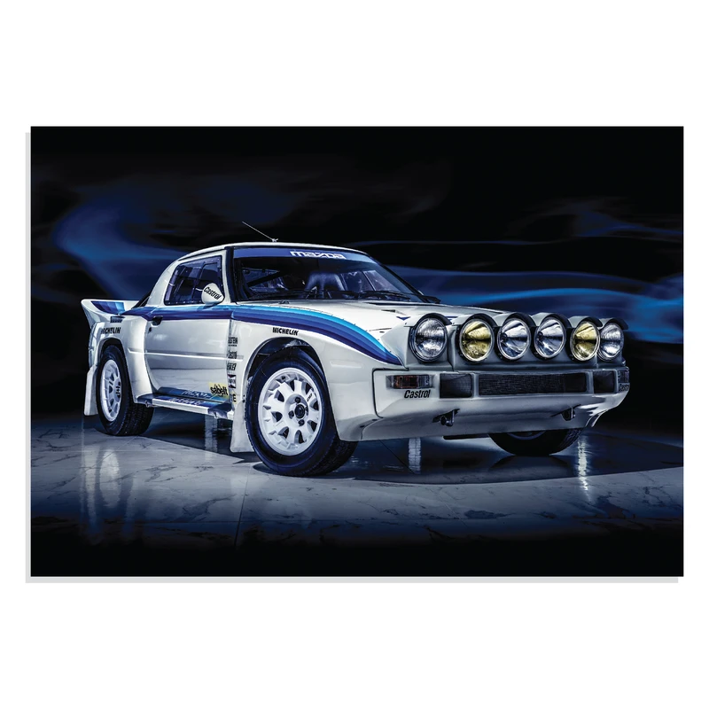 پوستر طرح ماشین مزدا آر ایکس 7 Mazda RX7 1985 مدل NV0677
