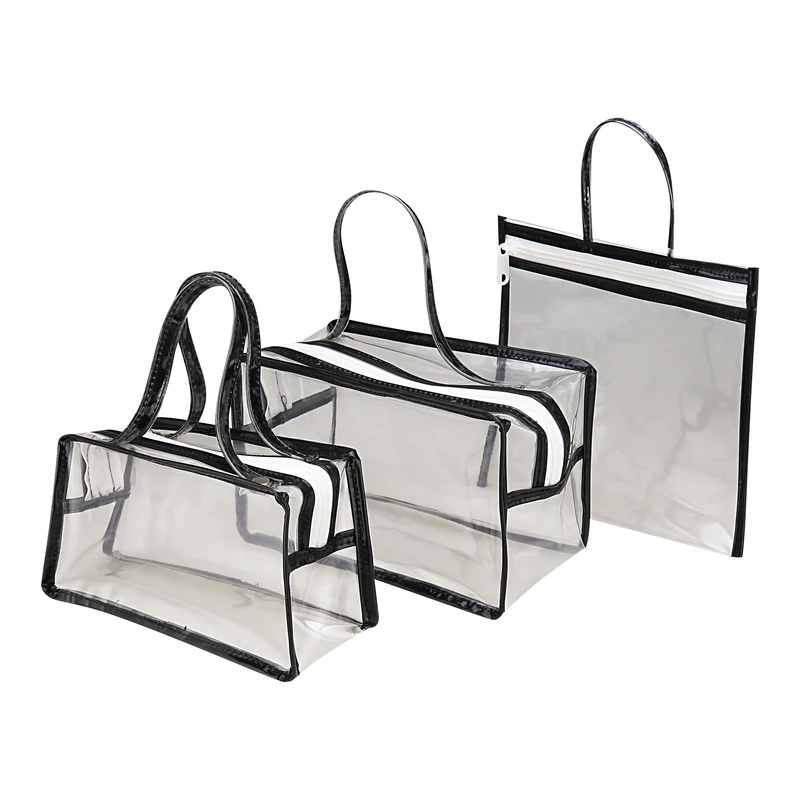 کیف لوازم آرایش زنانه مدل میکس مجموعه سه عددی