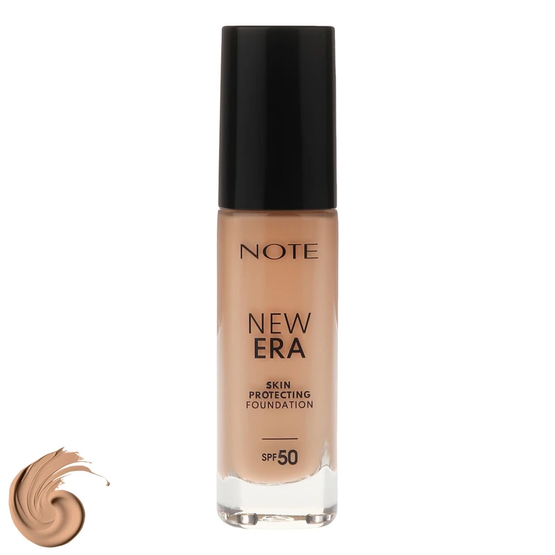 کرم پودر مایع SPF 50 نوت مدل NEW ERA شماره 160 مناسب برای انواع پوست حجم 30 میلی‌لیتر
