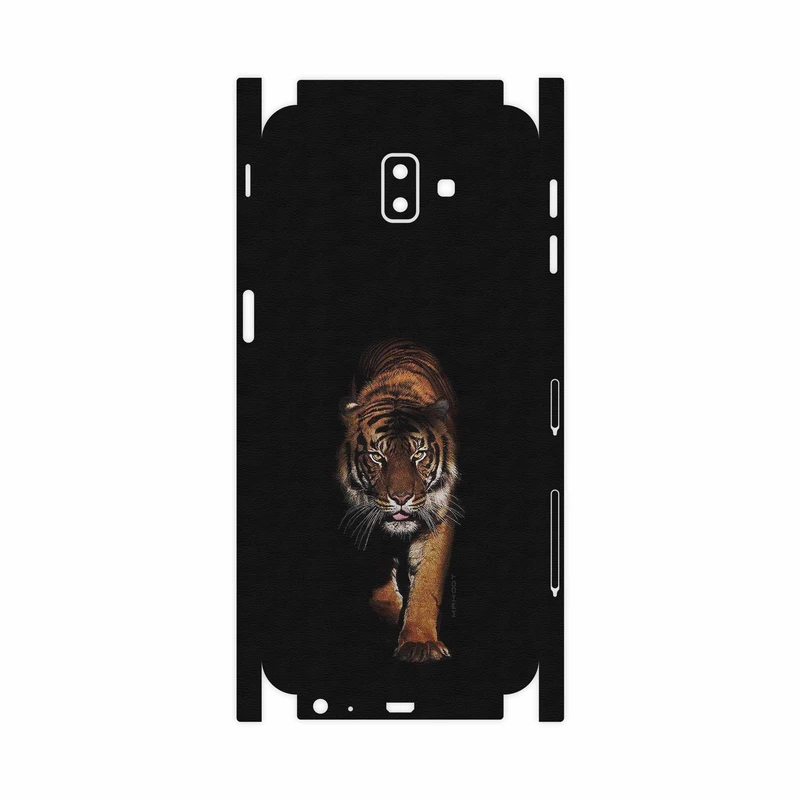 برچسب پوششی ماهوت مدل Wild Tiger-FullSkin مناسب برای گوشی موبایل سامسونگ Galaxy J6 Plus