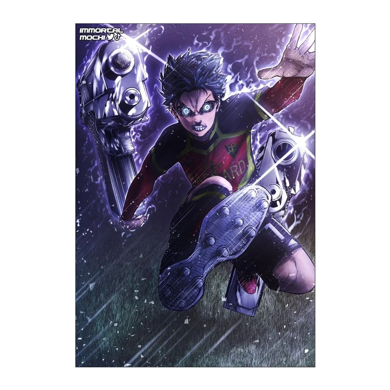 پوستر بوم استیکر طرح انیمه Blue Lock مدل Isagi کد P177