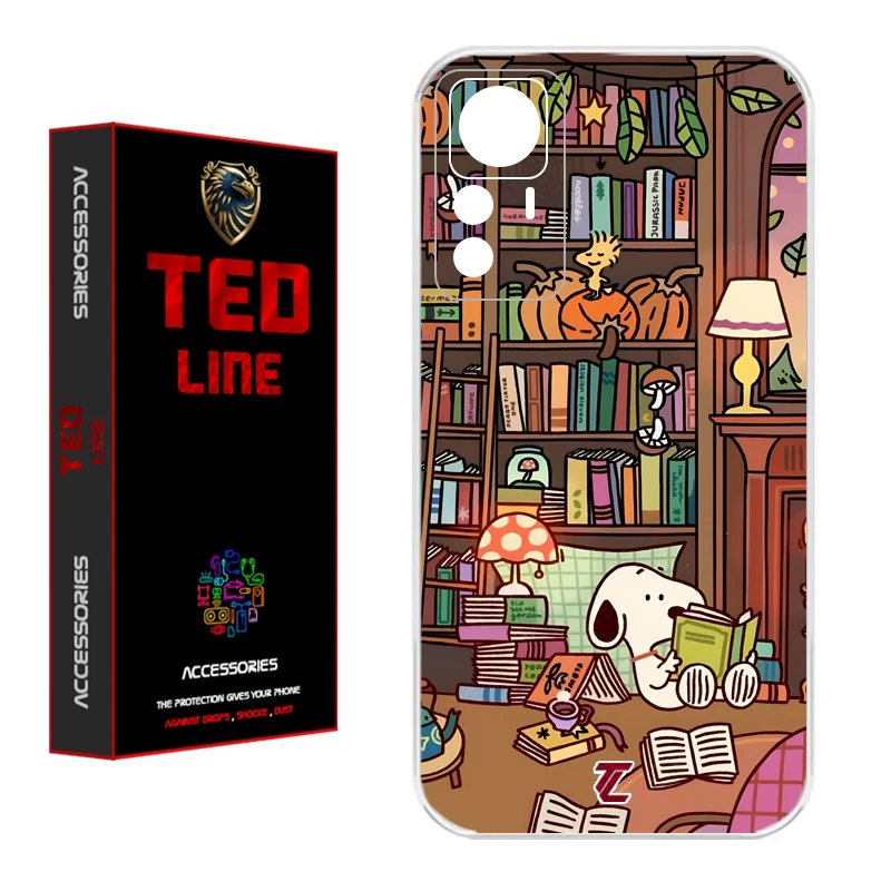 کاور تدلاین طرح اسنوپی کد 1218 مناسب برای گوشی موبایل شیائومی Mi 12T / 12T Pro