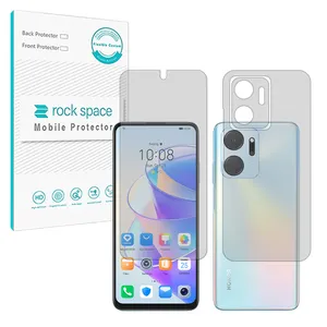 Rock space Resistant model transparent screen protector suitable for Honor X7a Mobile phone along with the back protector