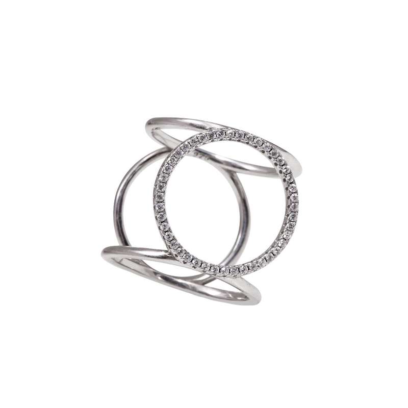 انگشتر نقره زنانه مدل 22247