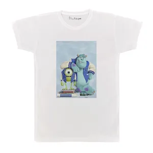 تی شرت آستین کوتاه بچگانه پرمانه طرح کارخانه هیولاها کد pmt.7795