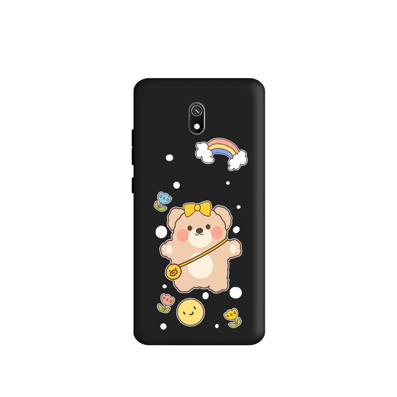 کاور طرح عروسک خرسی دختر کد m2715 مناسب برای گوشی موبایل شیائومی Redmi 8A