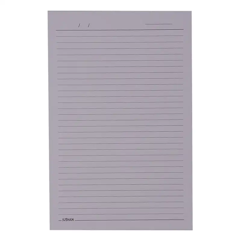 کاغذ A4 سبحان طرح خط دار کد S50 بسته 50 عددی