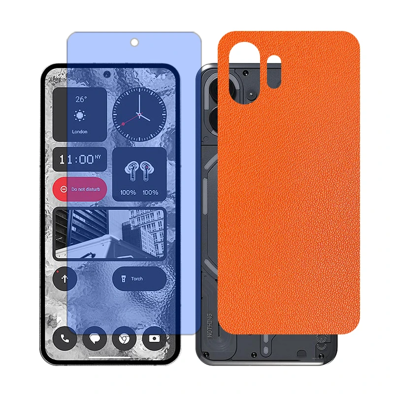 محافظ صفحه نمایش آنتی بلو گلس مدل Together مناسب برای گوشی موبایل ناتینگ Phone 2 به همراه برچسب پوششی پشت گوشی