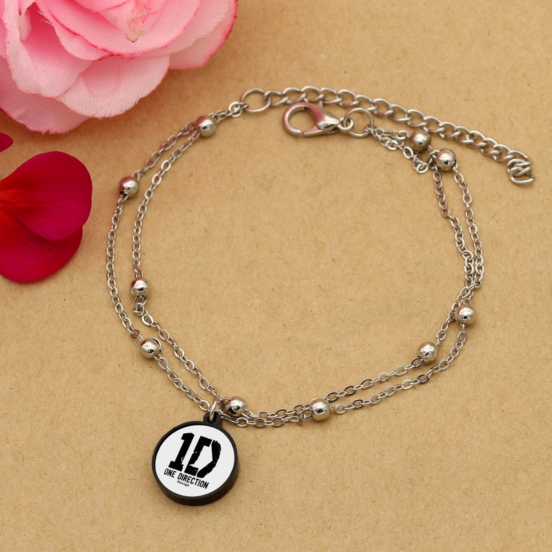 پابند زنانه ناکسیگو مدل شب تاب طرح One Direction کد LB7457